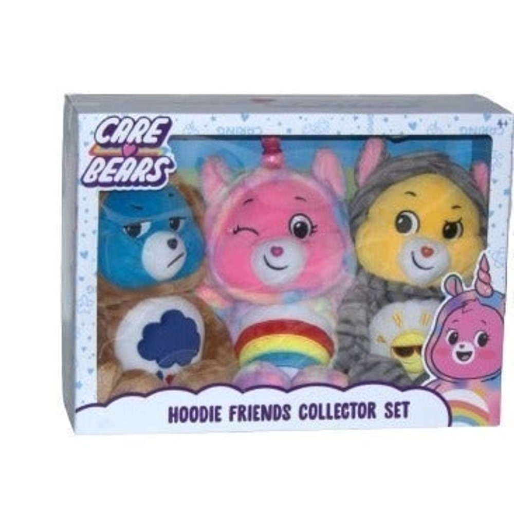 Care Bears 12.5" Hoodie Friends Collector Set 3